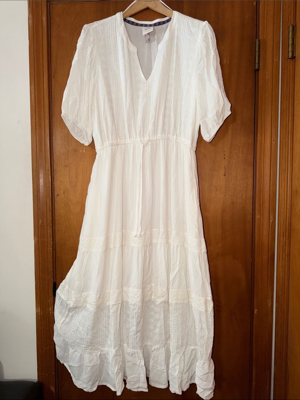 Knox Rose Maxi Dress with Lace & Eyelet Panels